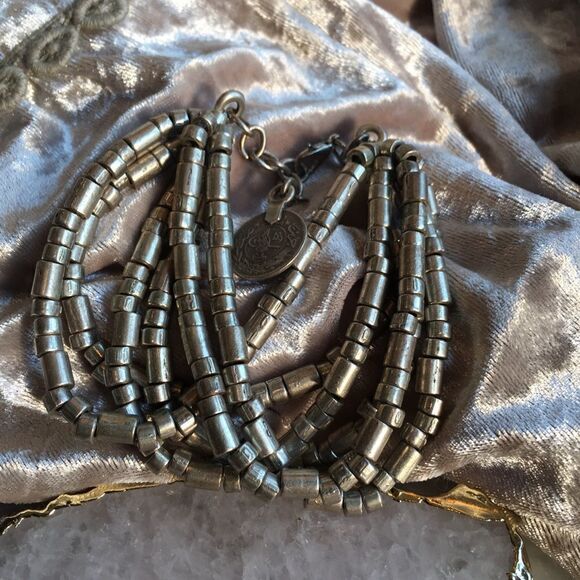 Silpada SILVER CYLINDER Streamer Bracelet! - Picture 6 of 16